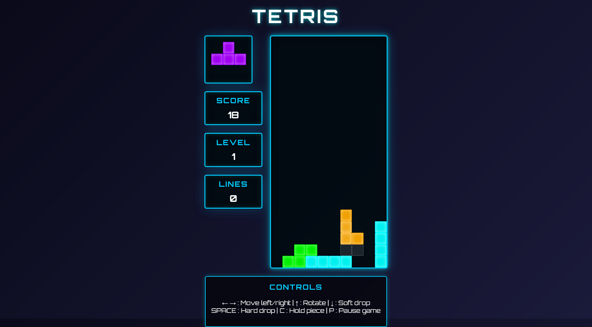 Tetris Game